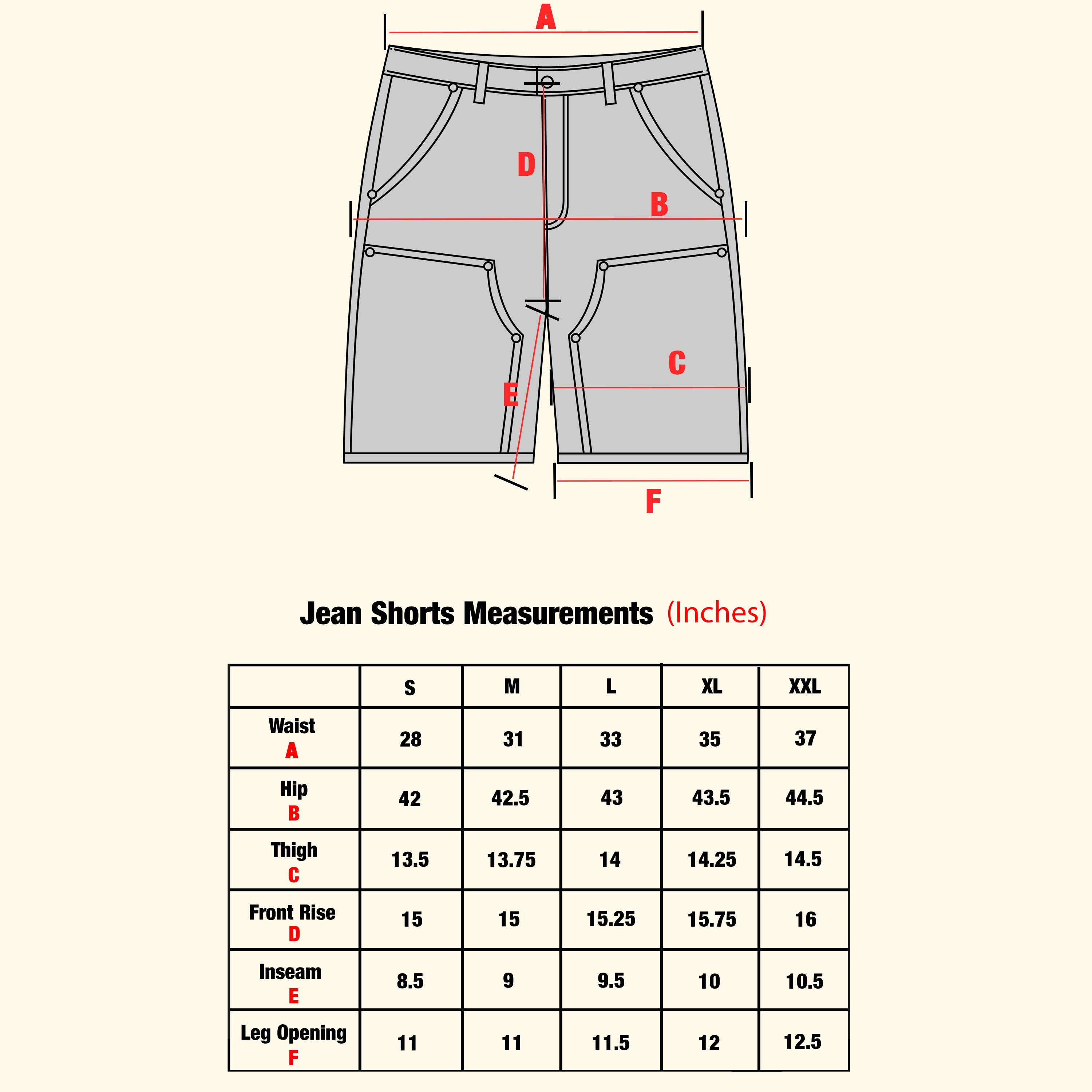 RHINESTONE CARPENTER DENIM SHORTS